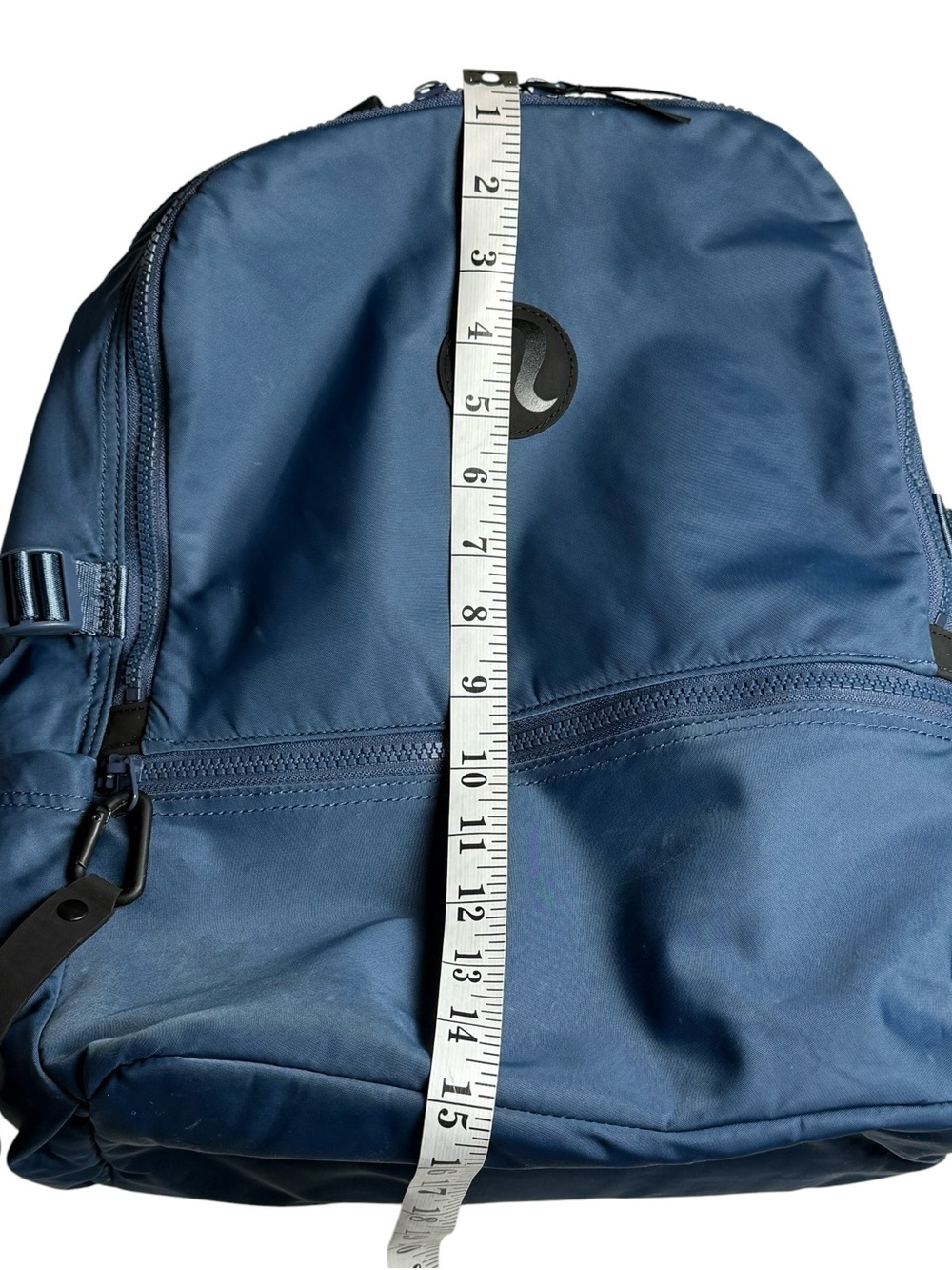 LuluLemon New Crew 22L Backpack School Hiking Camping Dark Blue Grey Biking EUC - Picture 9 of 13